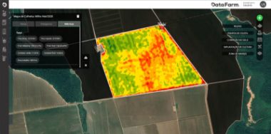 Tela da plataforma DataFarm