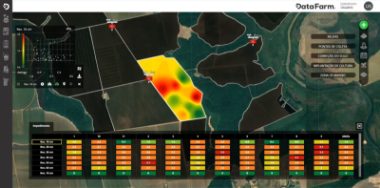 Tela da plataforma DataFarm